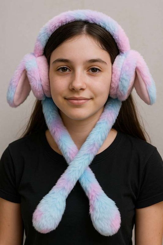 Cute Bunny Moving Earmuffs