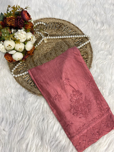 Luxurious Heavy Motif Chikankari Embroidery Co-ord Plazo Set