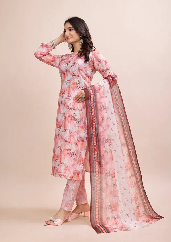 Pink_Cotton_Kurti_Pant_Dupatta_Set_For_Women
