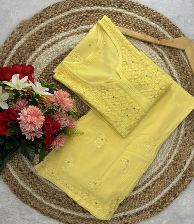 2pc Rayon Muqaish Combo Set Comforts for everyone