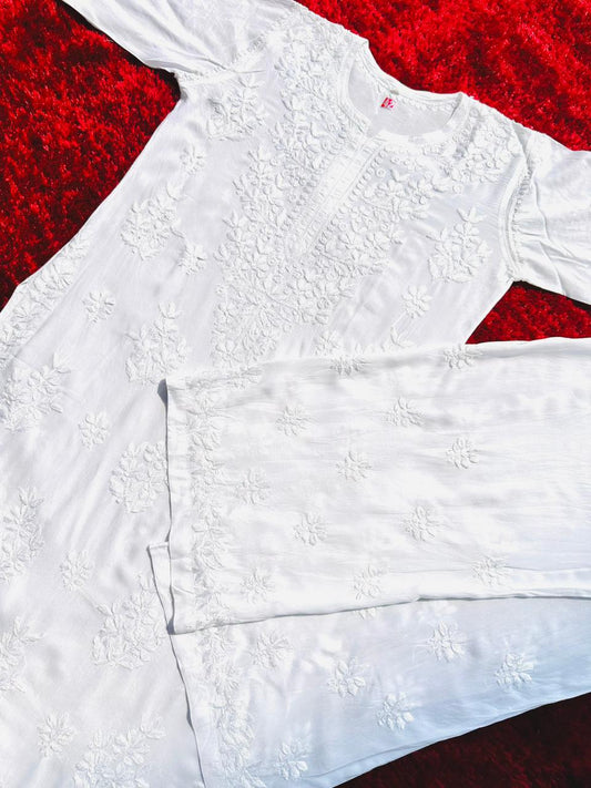 Beautiful Chikankari Modal Cotton