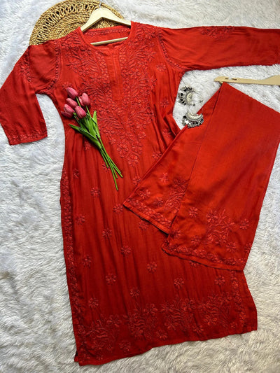 Noor Special Soft Rayon 2-Piece Kurta Plazo Combo ? Soft & Comfort