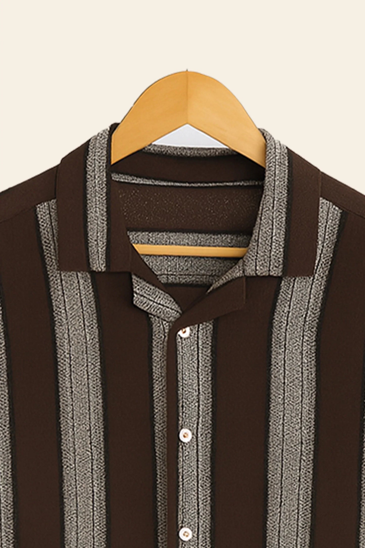 Brown Line Men's Casual Half Sleeve Shirt and Full Pant Set