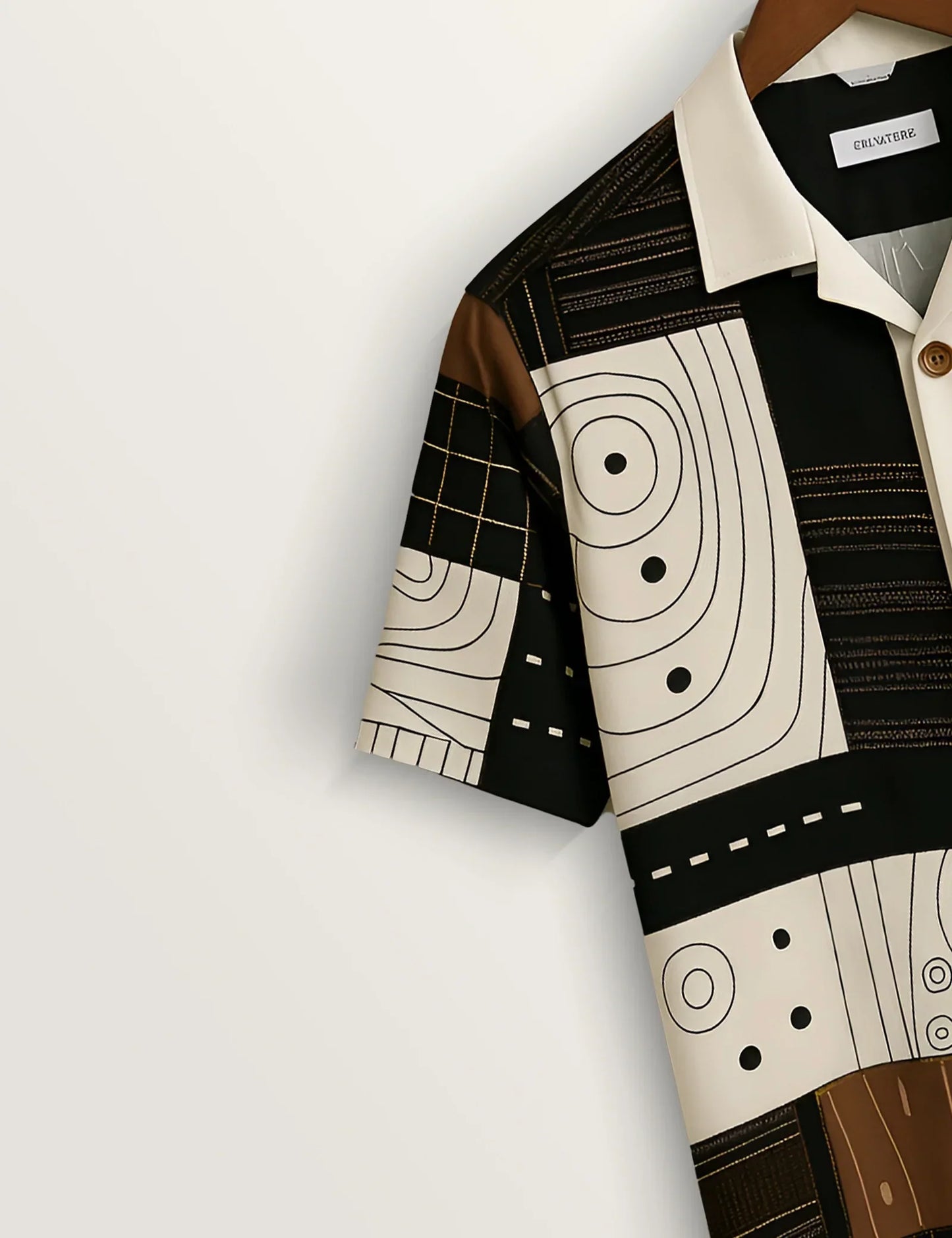 Wooden Mandala All-Day Cotton Classic Shirt for Men