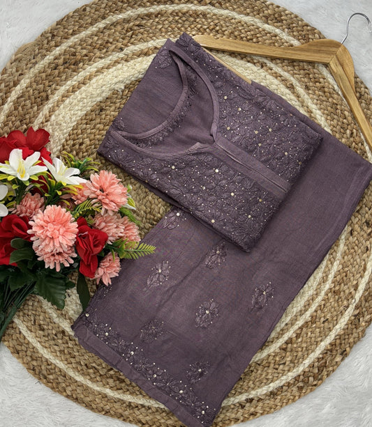 2pc Rayon Muqaish Combo Set Comforts for everyone