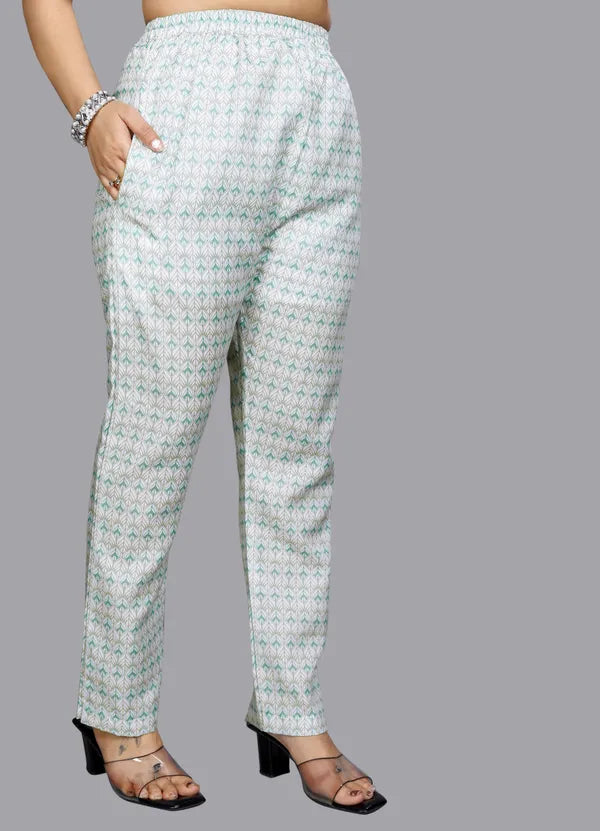 Grey_Cotton_Kurti_Pant_With_Dupatta_Set_For_Women