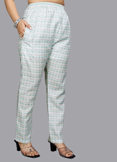 Grey_Cotton_Kurti_Pant_With_Dupatta_Set_For_Women