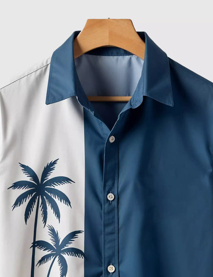 Blue Coconut Designer Men's Half Sleeves Printed Shirt Exclusive