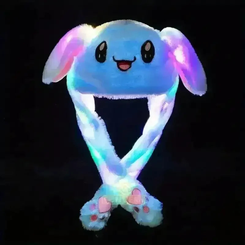Bunny Plush Ear Moving Hat with Lights - Bear Hugs