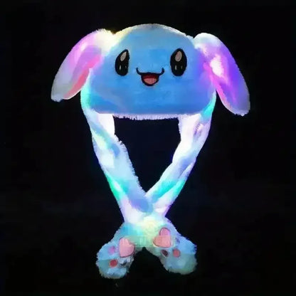 Bunny Plush Ear Moving Hat with Lights - Bear Hugs