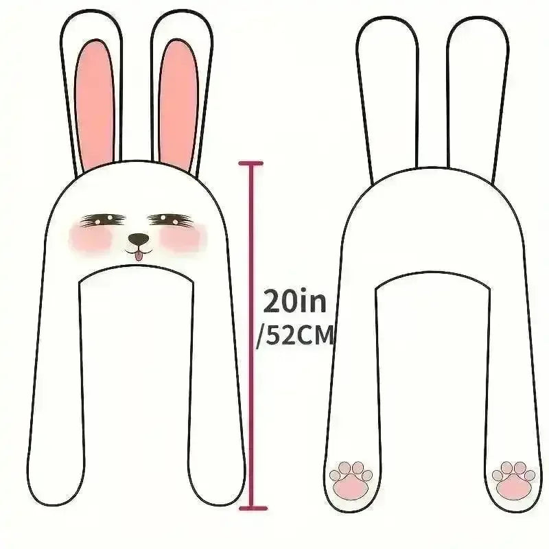 Bunny Plush Ear Moving Hat with Lights - Bear Hugs