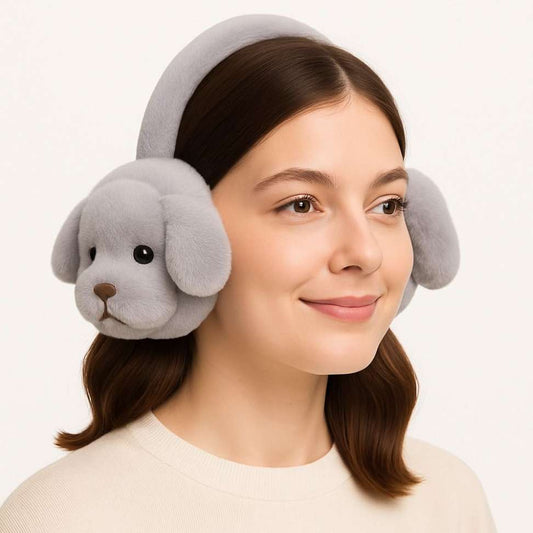 AWADH GALLERY Cute Dog Style Winter Ear Muffs