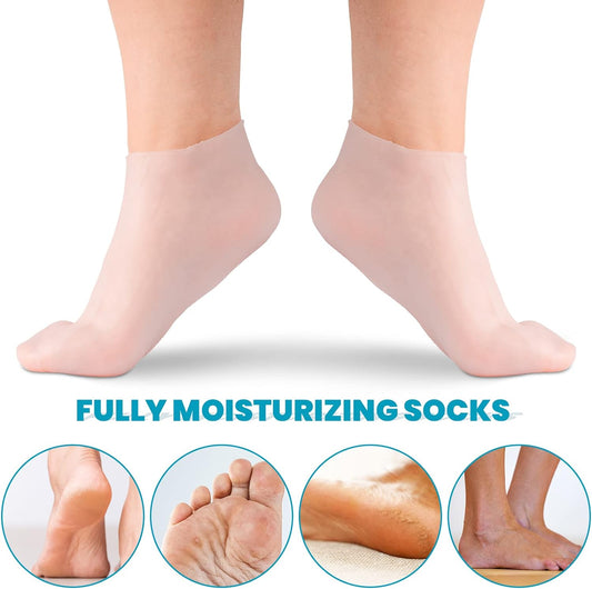 Silicone Moisturising Socks (Buy 1 Get 1 Free)