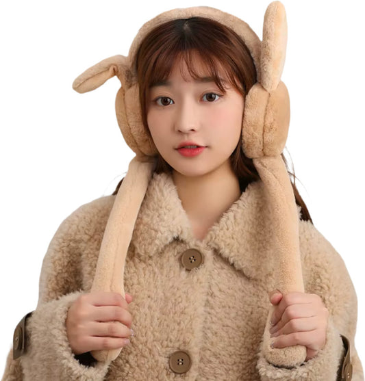 Lovely Cute Rabbit Ear Covers Women Muff