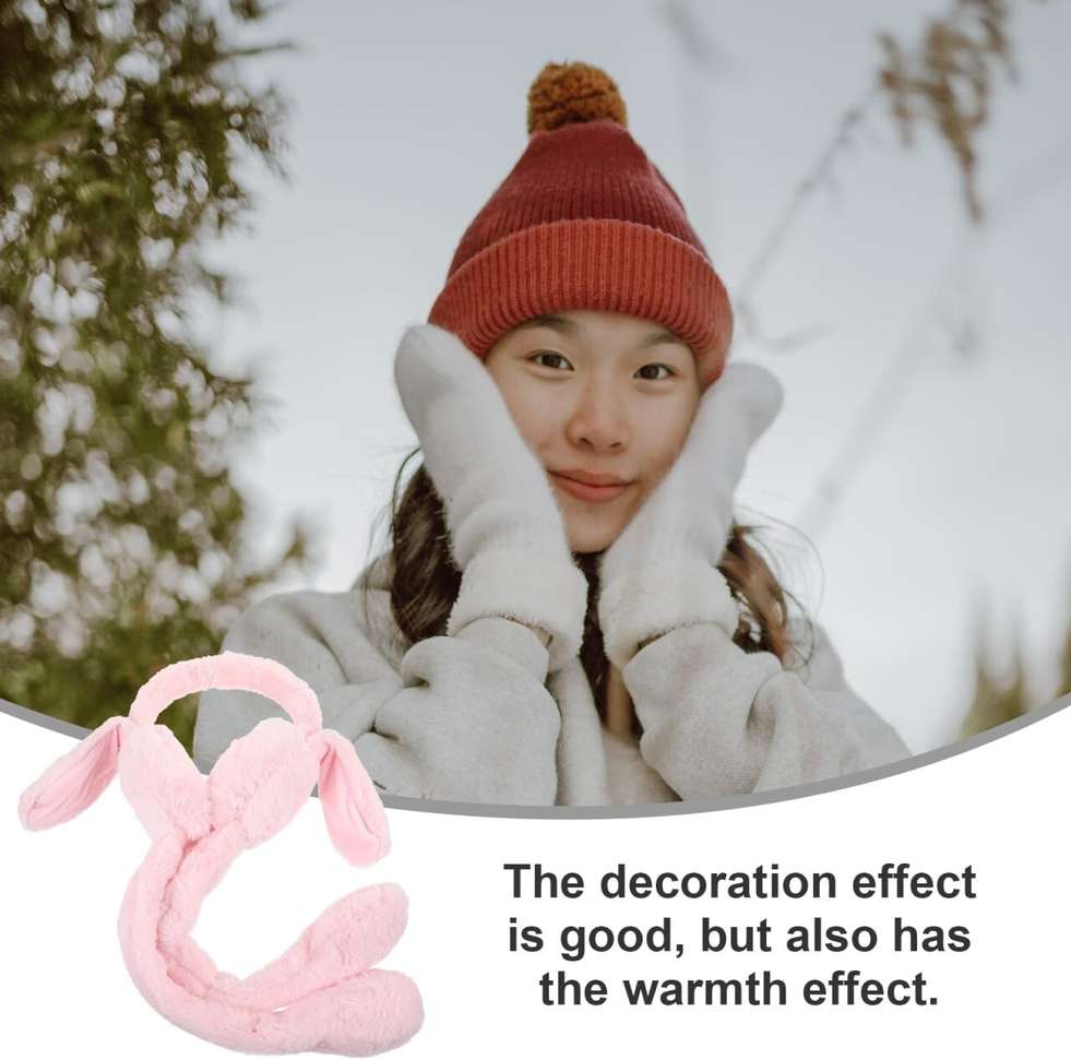 Multicolor Bunny Ear Moving Earmuff